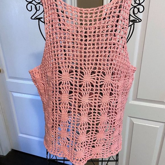 🎀 3 for $25 Cotton Crochet Tank Top - Picture 4 of 9